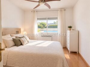 dormitorio piscina casa en eucalipto poble nou del delta amposta immoconfort
